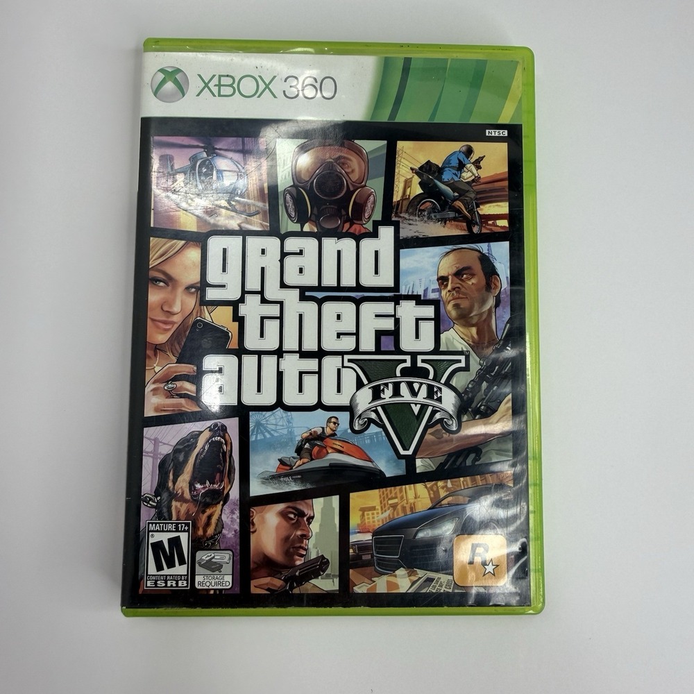Grand Theft Auto Five Xbox 360 Missing One Disk Comes‎ With Map Untested